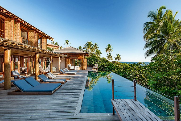 Bah171 - Charmosa villa à beira-mar em Itacaré