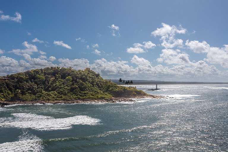 Bah171 - Charmosa villa à beira-mar em Itacaré