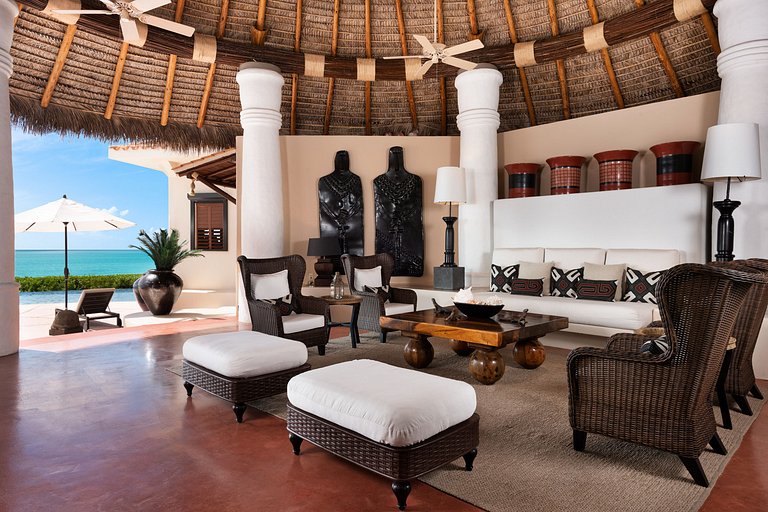 Tci013 – Villa de luxe avec plage privée à Turtle Tail
