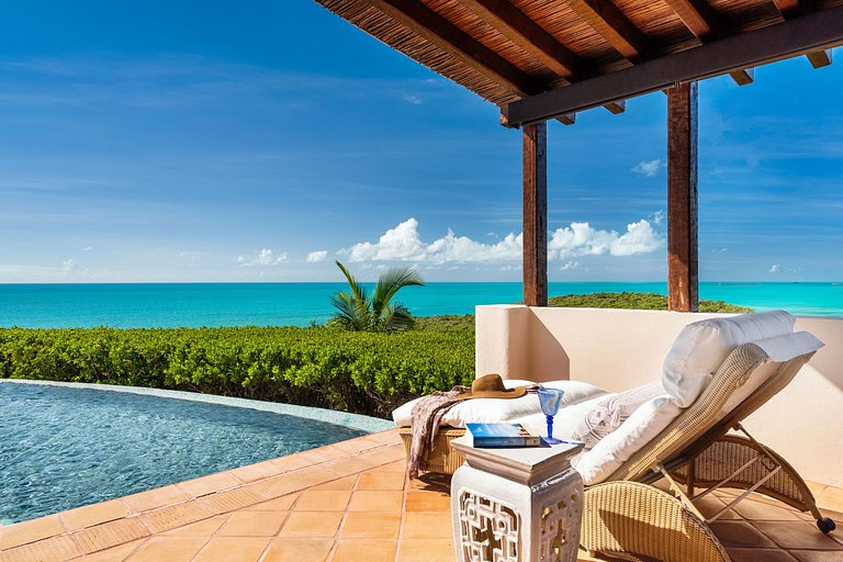 Tci013 – Villa de luxe avec plage privée à Turtle Tail
