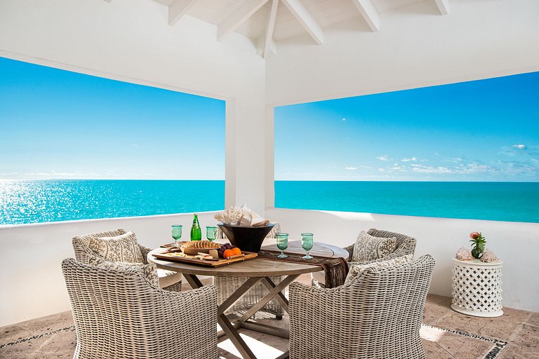 Tci013 – Villa de luxe avec plage privée à Turtle Tail