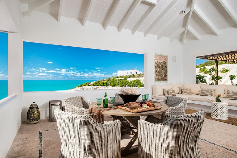 Tci013 – Villa de luxo com praia privativa em Turtle Tail