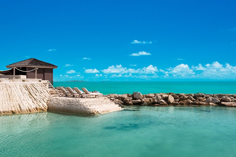Tci013 – Villa de luxe avec plage privée à Turtle Tail