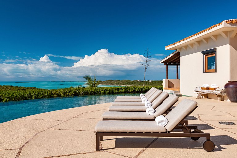 Tci013 – Villa de luxo com praia privativa em Turtle Tail