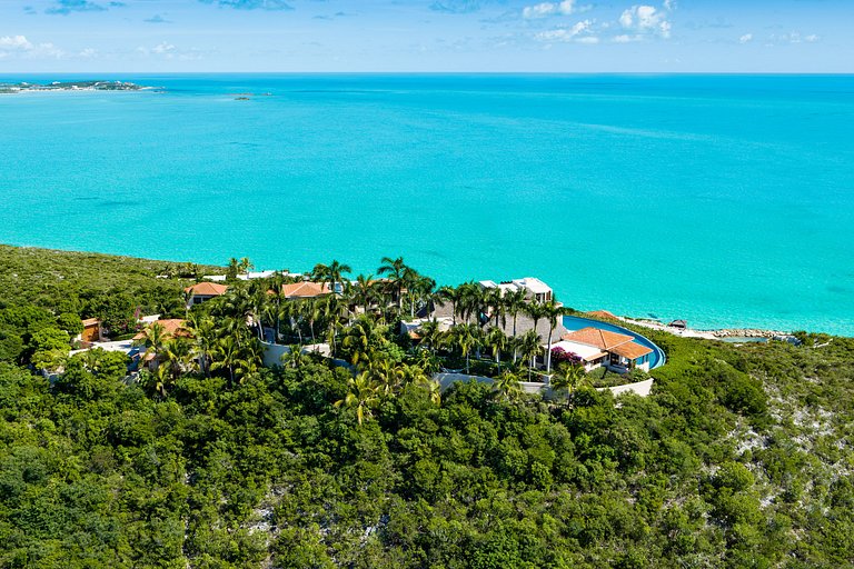 Tci013 – Villa de luxe avec plage privée à Turtle Tail
