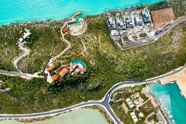 Tci013 – Villa de luxe avec plage privée à Turtle Tail