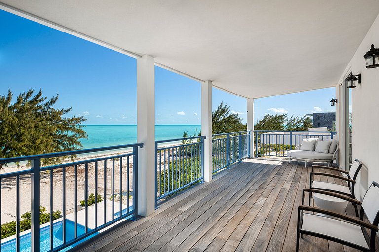 Tci015 – Villa avec vue mer et piscine à Long Bay