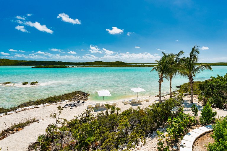 Tci017 – Villa charmante en bord de mer à Chalk Sound