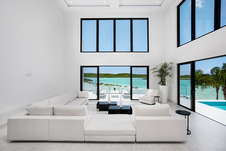 Tci017 – Villa charmante en bord de mer à Chalk Sound