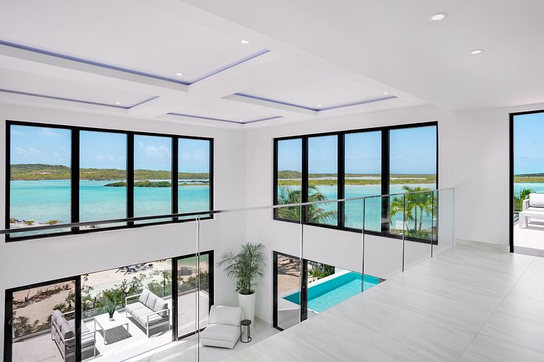 Tci017 – Encantadora villa frente al mar en Chalk Sound