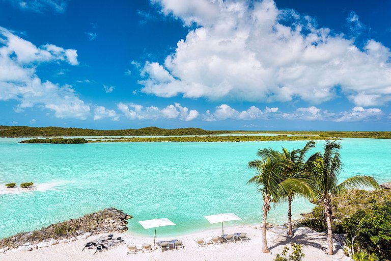 Tci017 – Villa encantadora à beira-mar em Chalk Sound