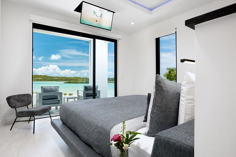Tci017 – Encantadora villa frente al mar en Chalk Sound