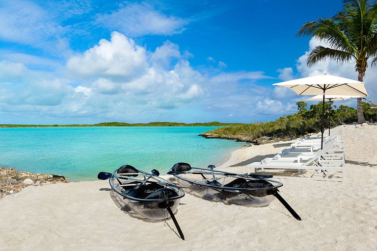 Tci017 – Villa charmante en bord de mer à Chalk Sound
