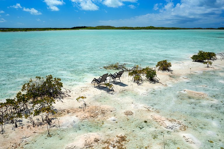 Tci017 – Villa encantadora à beira-mar em Chalk Sound