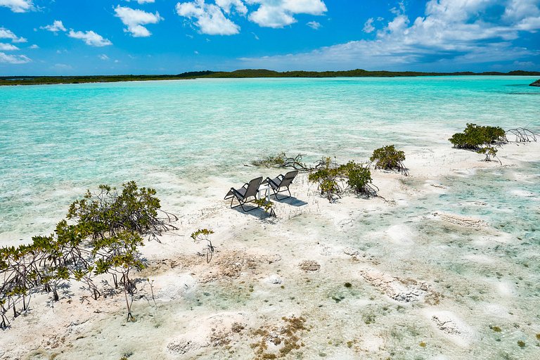 Tci017 – Encantadora villa frente al mar en Chalk Sound
