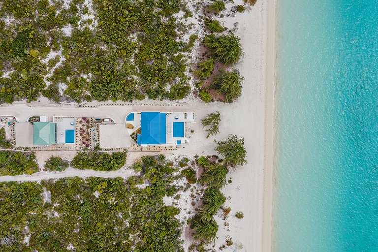 Tci019 – Villa acolhedora à beira-mar em Long Bay