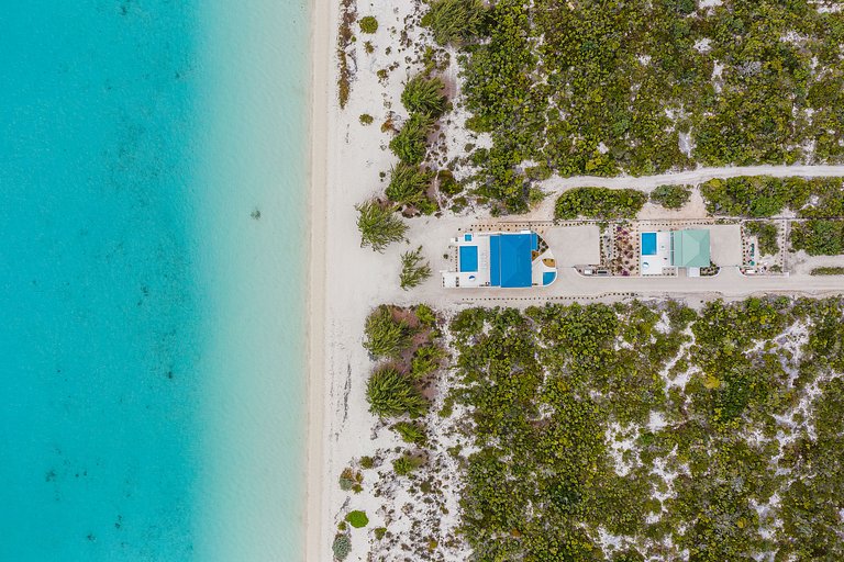 Tci019 – Villa acolhedora à beira-mar em Long Bay