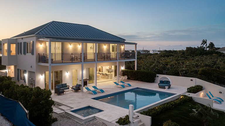 Tci019 – Villa acolhedora à beira-mar em Long Bay