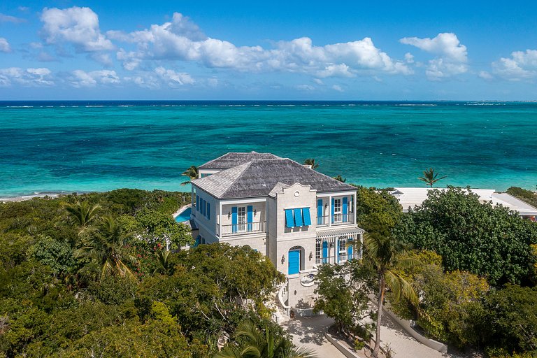 Tci001 – Villa elegante à beira-mar em Turtle Cove