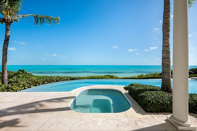 Tci012 – Oceanview villa with pool in Long Bay