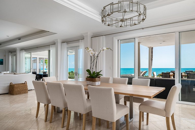 Tci012 – Oceanview villa with pool in Long Bay