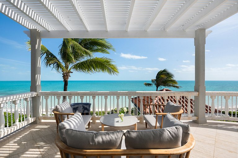 Tci012 – Oceanview villa with pool in Long Bay