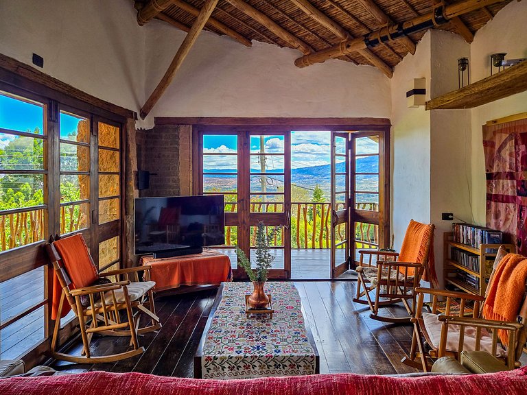 Vdl003 – Maison avec vue panoramique à Villa de Leyva