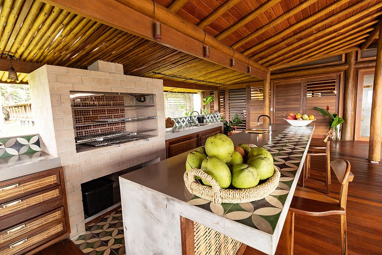 Bah179 - Villa intégrée à la forêt et vue mer