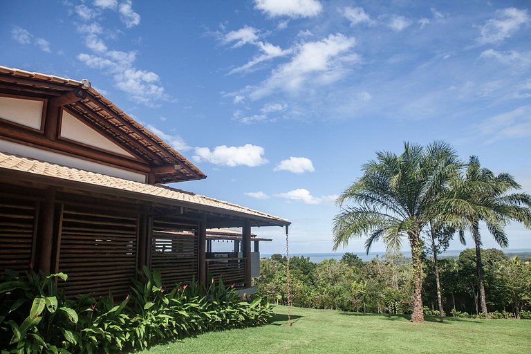 Bah179 - Villa integrada a floresta e vista mar