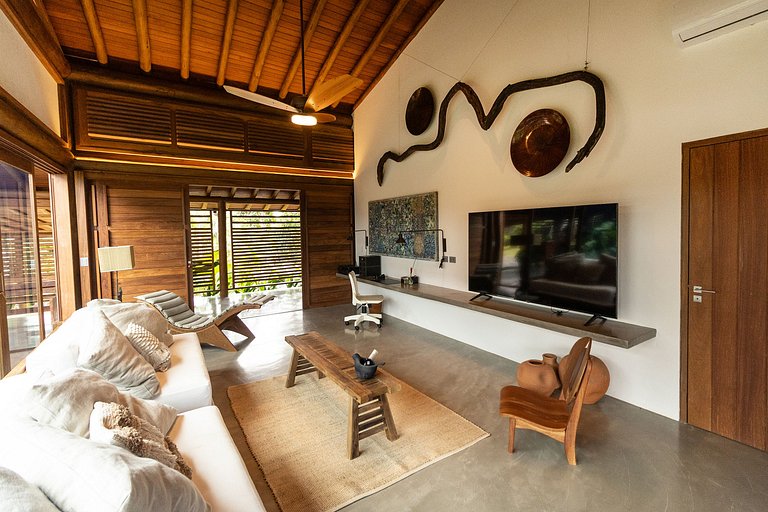 Bah179 - Villa intégrée à la forêt et vue mer