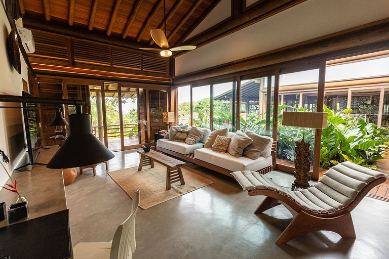 Bah179 - Villa intégrée à la forêt et vue mer