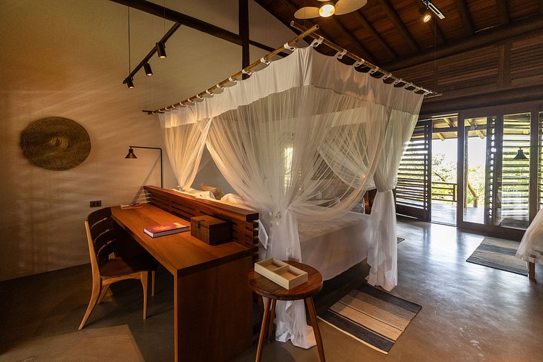 Bah179 - Villa intégrée à la forêt et vue mer