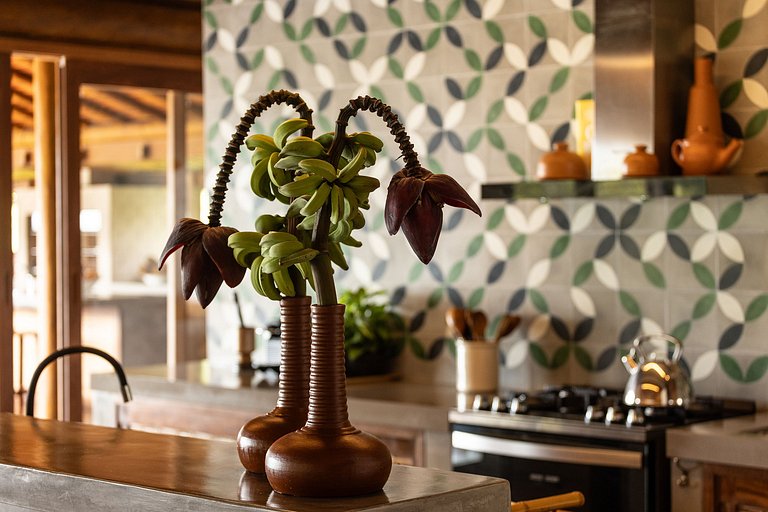 Bah179 - Villa integrada a floresta e vista mar