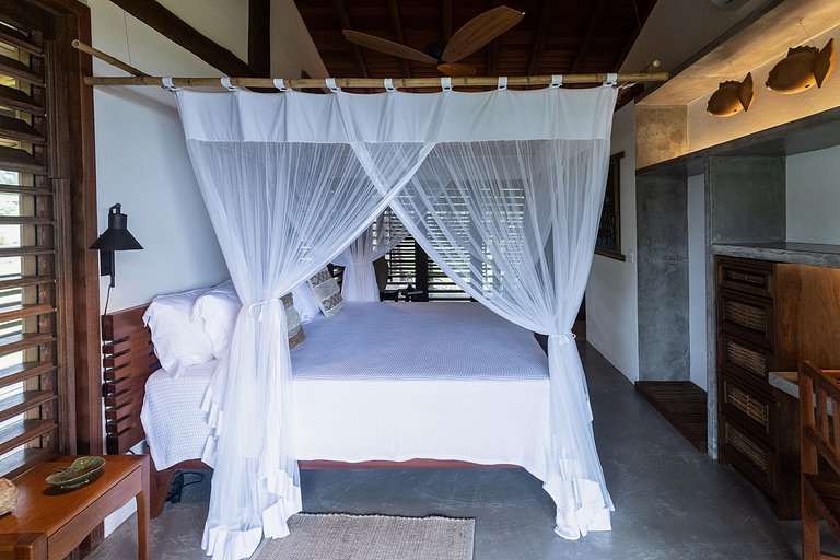 Bah179 - Villa intégrée à la forêt et vue mer