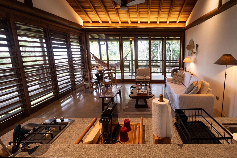 Bah179 - Villa integrada al bosque y vista al mar.