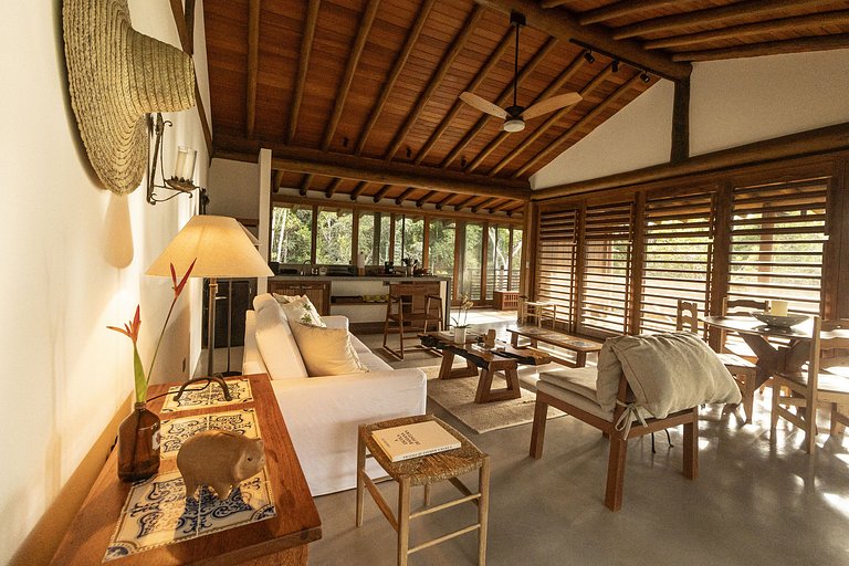 Bah179 - Villa intégrée à la forêt et vue mer