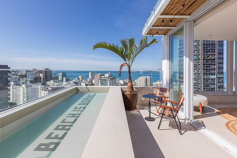 Rio008 - Penthouse for rent in Leblon