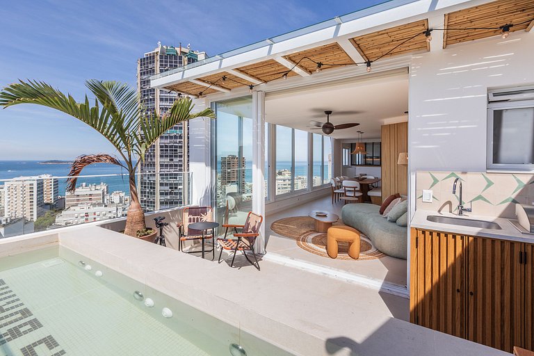 Rio008 - Penthouse for rent in Leblon
