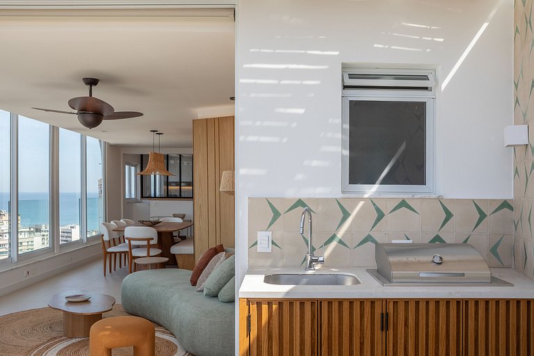 Rio008 - Penthouse for rent in Leblon