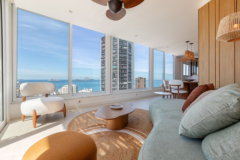 Rio008 - Penthouse for rent in Leblon