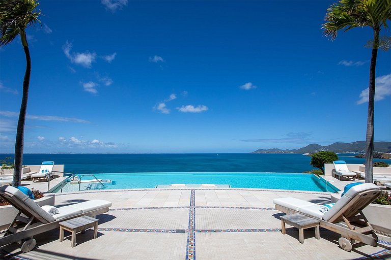 Sxm001 – Villa avec vue sur mer à Terres Basses