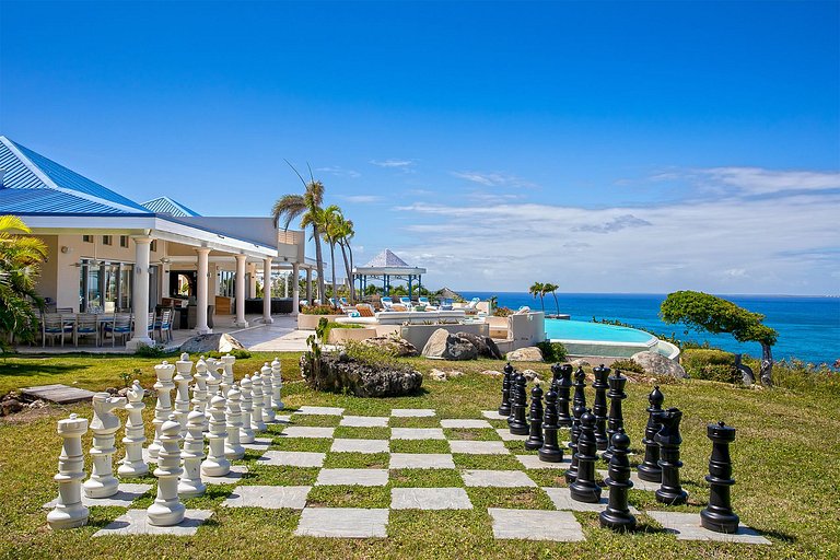 Sxm001 – Villa com vista para o mar em Terres Basses