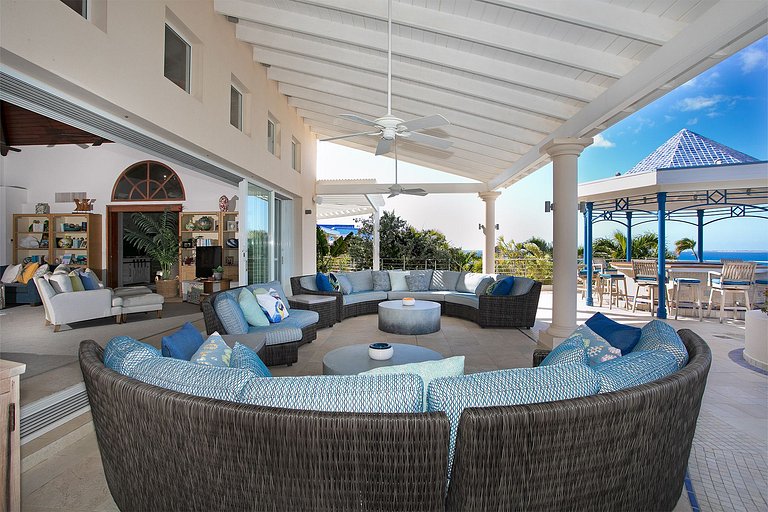 Sxm001 – Villa com vista para o mar em Terres Basses