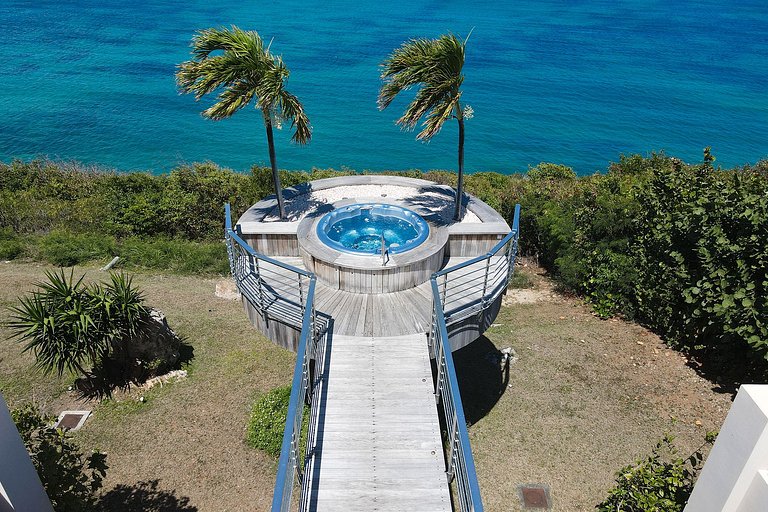 Sxm001 – Cliffside oceanview villa in Terres Basses