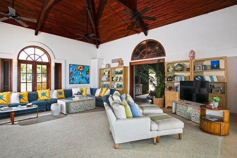 Sxm001 – Villa com vista para o mar em Terres Basses