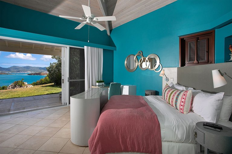 Sxm001 – Villa com vista para o mar em Terres Basses