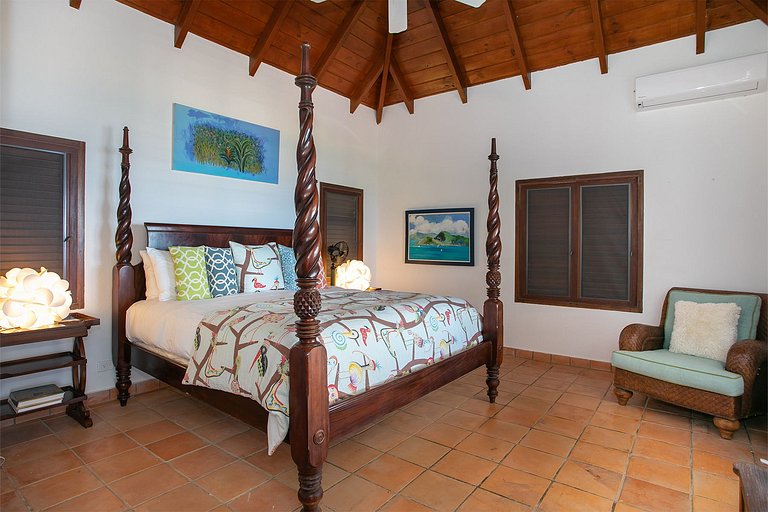 Sxm001 – Villa avec vue sur mer à Terres Basses