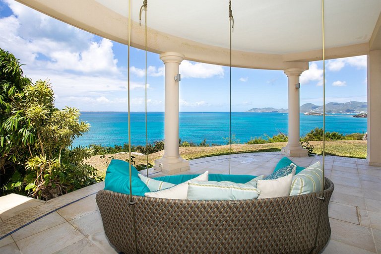 Sxm001 – Cliffside oceanview villa in Terres Basses