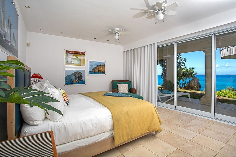 Sxm001 – Villa com vista para o mar em Terres Basses