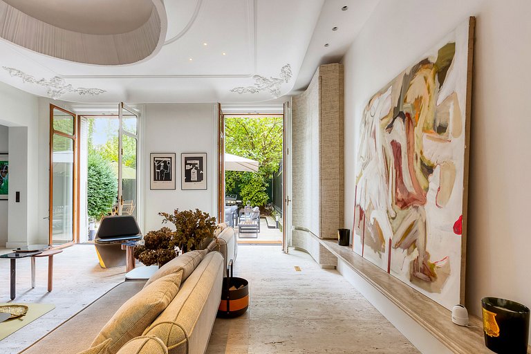 Par051 - Appartement luxueux avec jardin privé